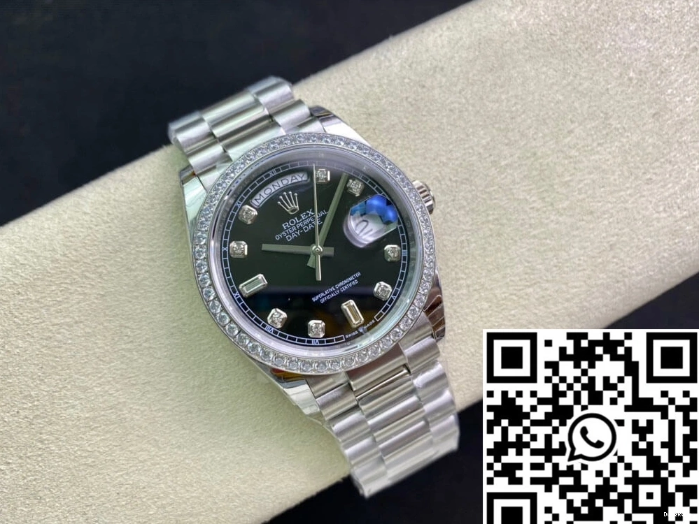 Factory Day 36MM 118346 Date Diamond-set EW Rolex Bezel 1107